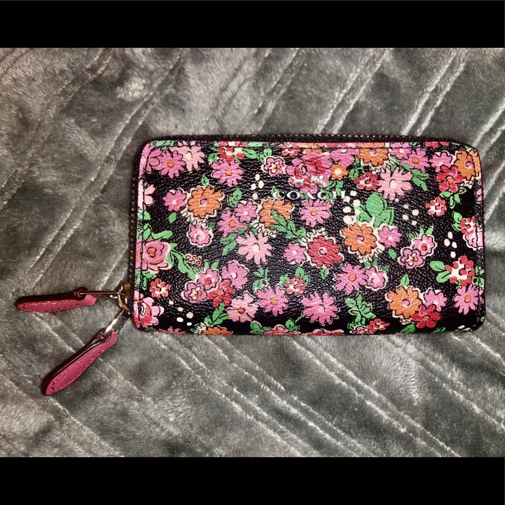 Coach Double Zip Card Case